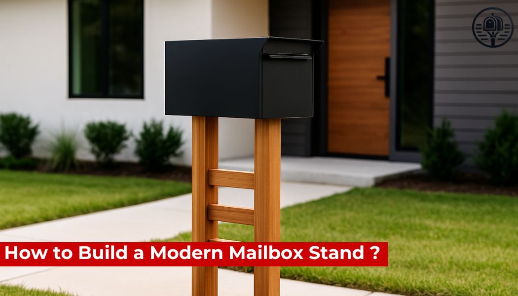 How to Build a Modern Mailbox Stand ?