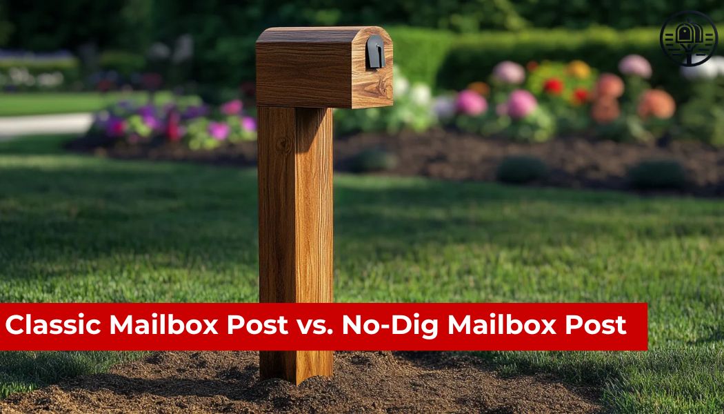 Classic Mailbox Post vs. No-Dig Mailbox Post