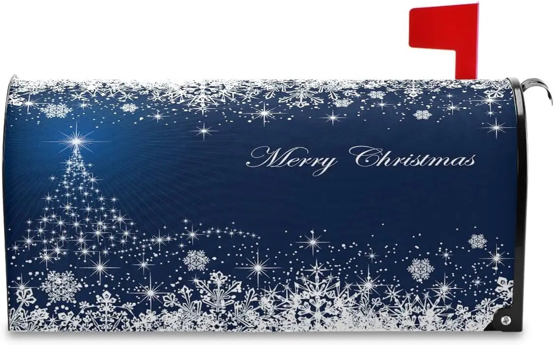 Merry Christmas Magnetic Mailbox Cover