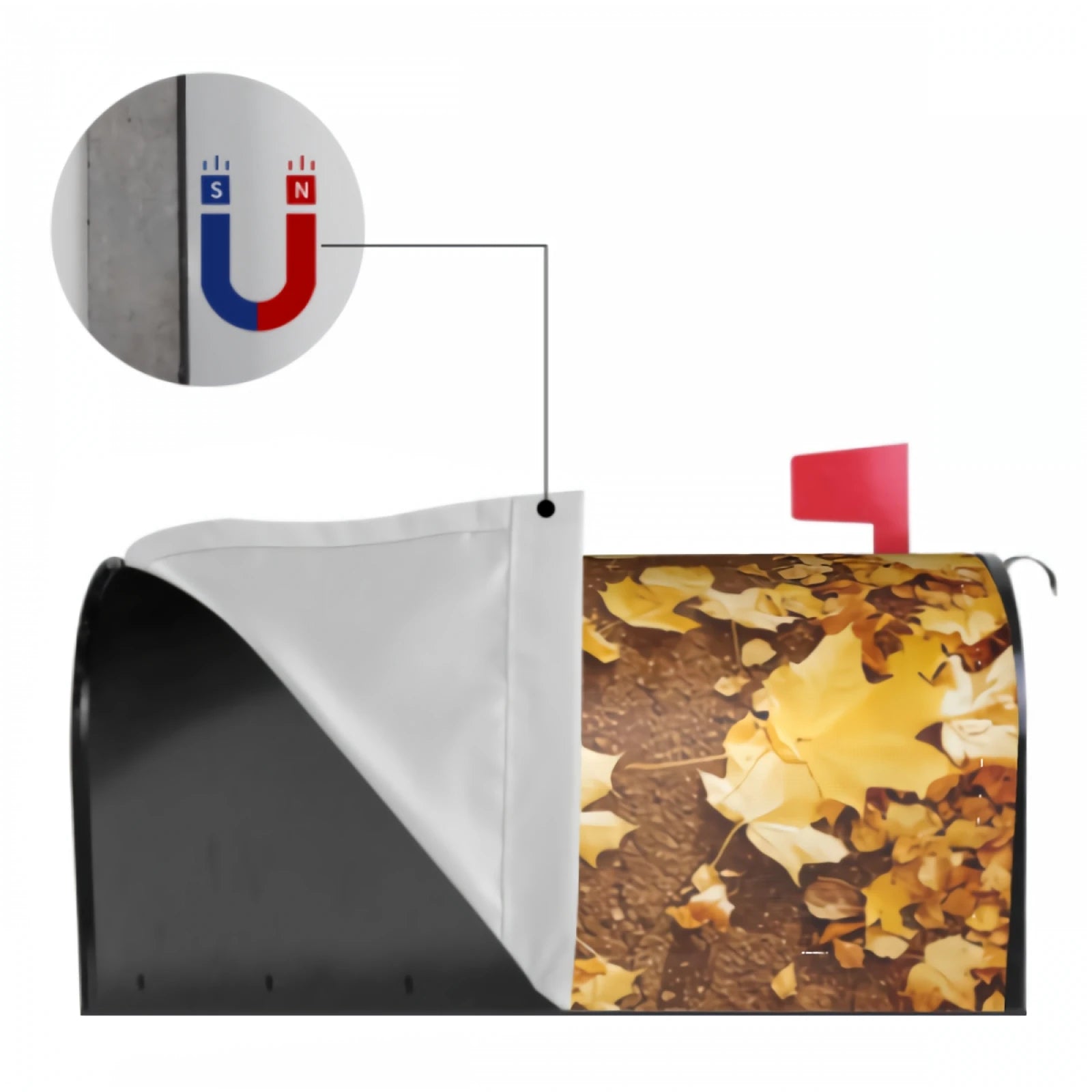 Dead Leaf Mailbox Cover