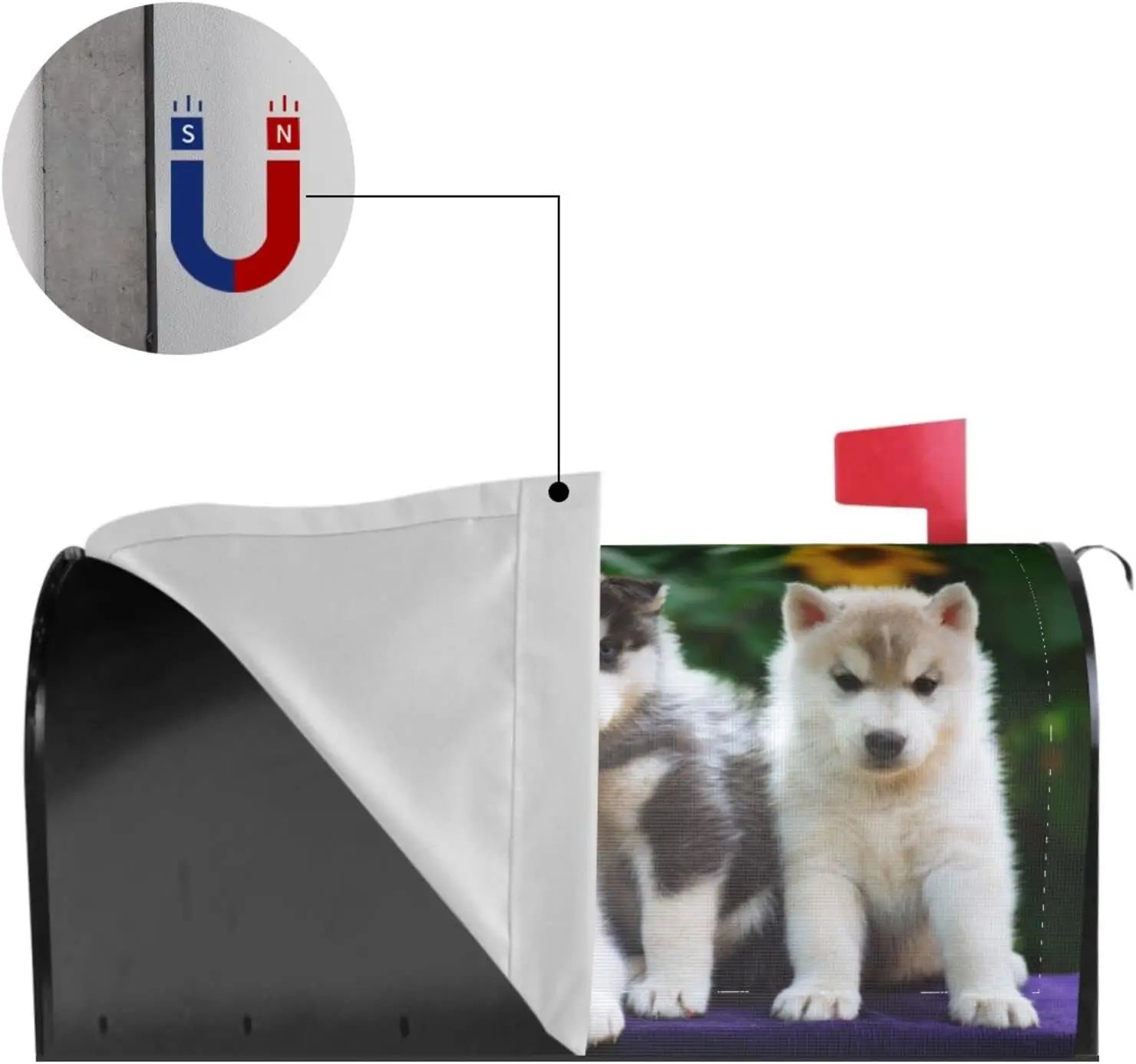 Cute Dog Mailbox Cover