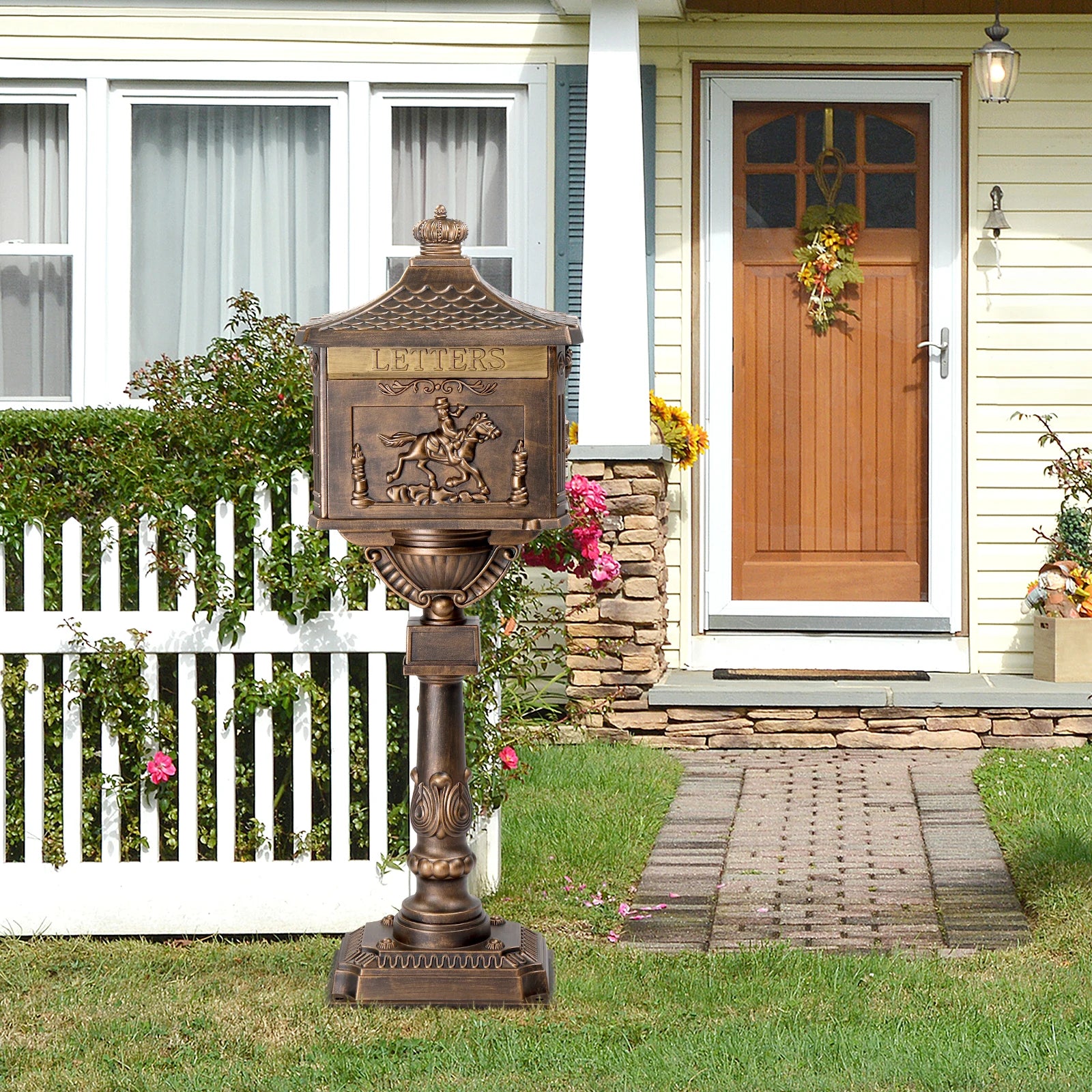 Vintage Mailbox and Post