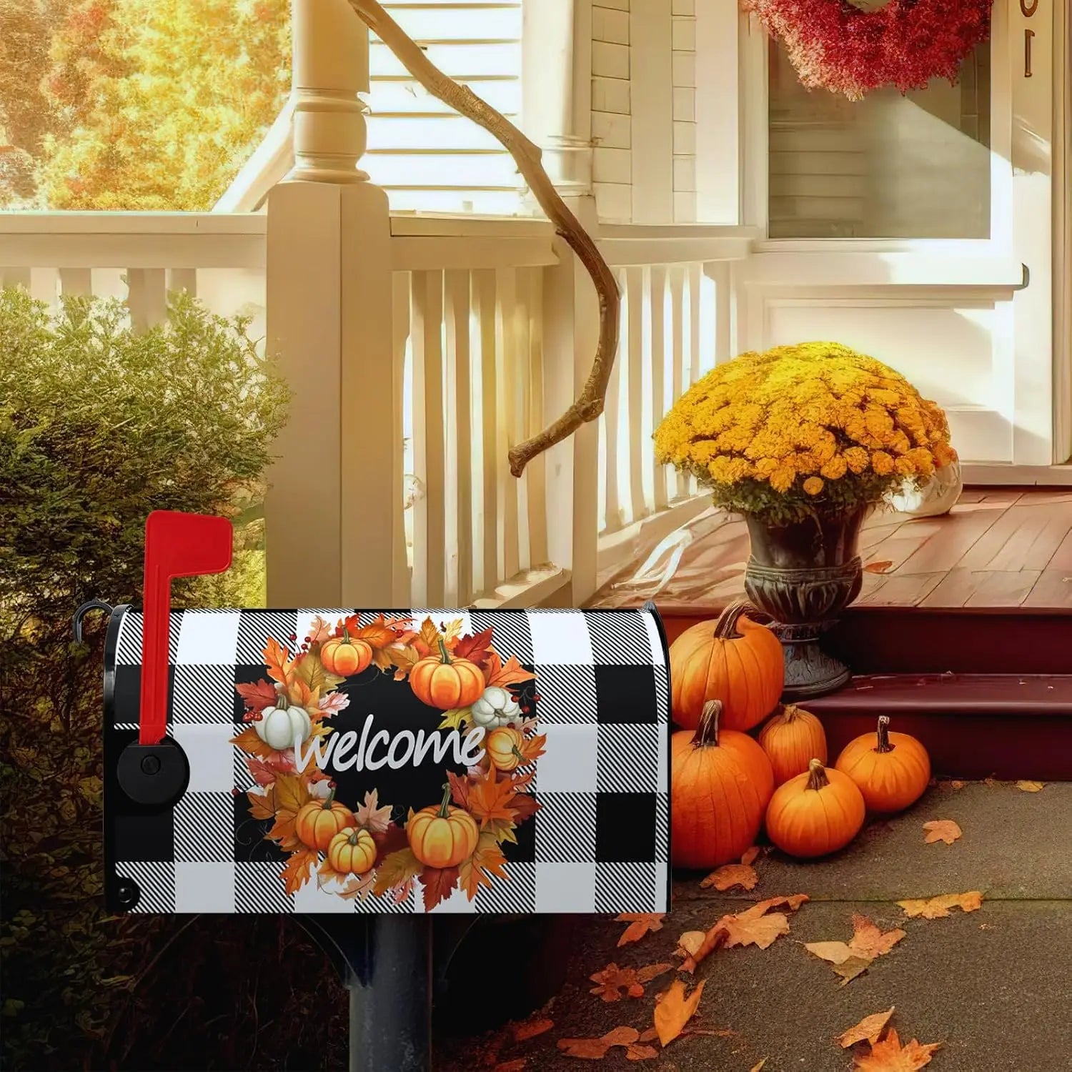 Fall Welcome Mailbox Covers