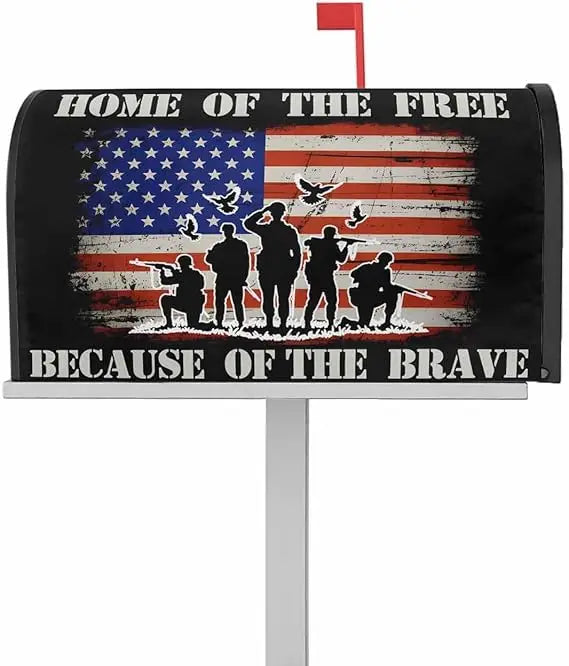 Patriotic Memorial Day Mailbox Cover