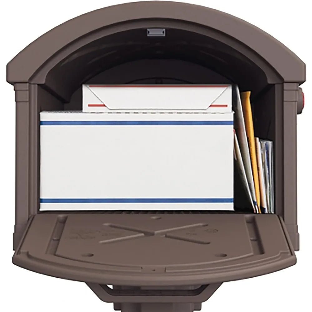 Plastic Mailbox and Post Kit