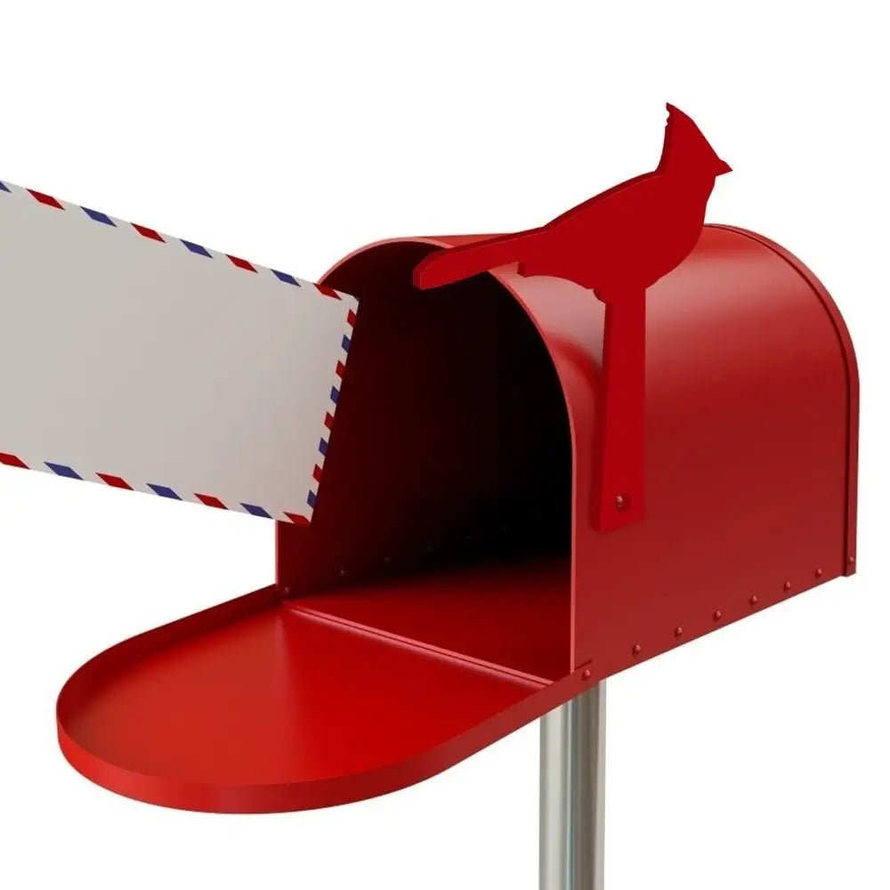 Mailbox Flag Bird