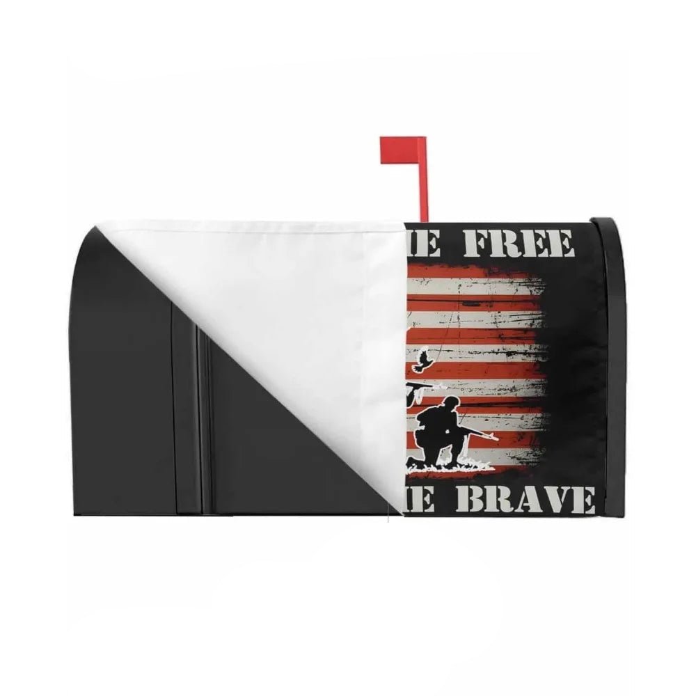 Patriotic Memorial Day Mailbox Cover