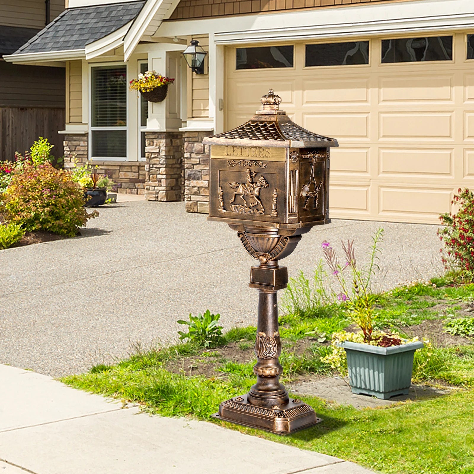 Vintage Mailbox and Post