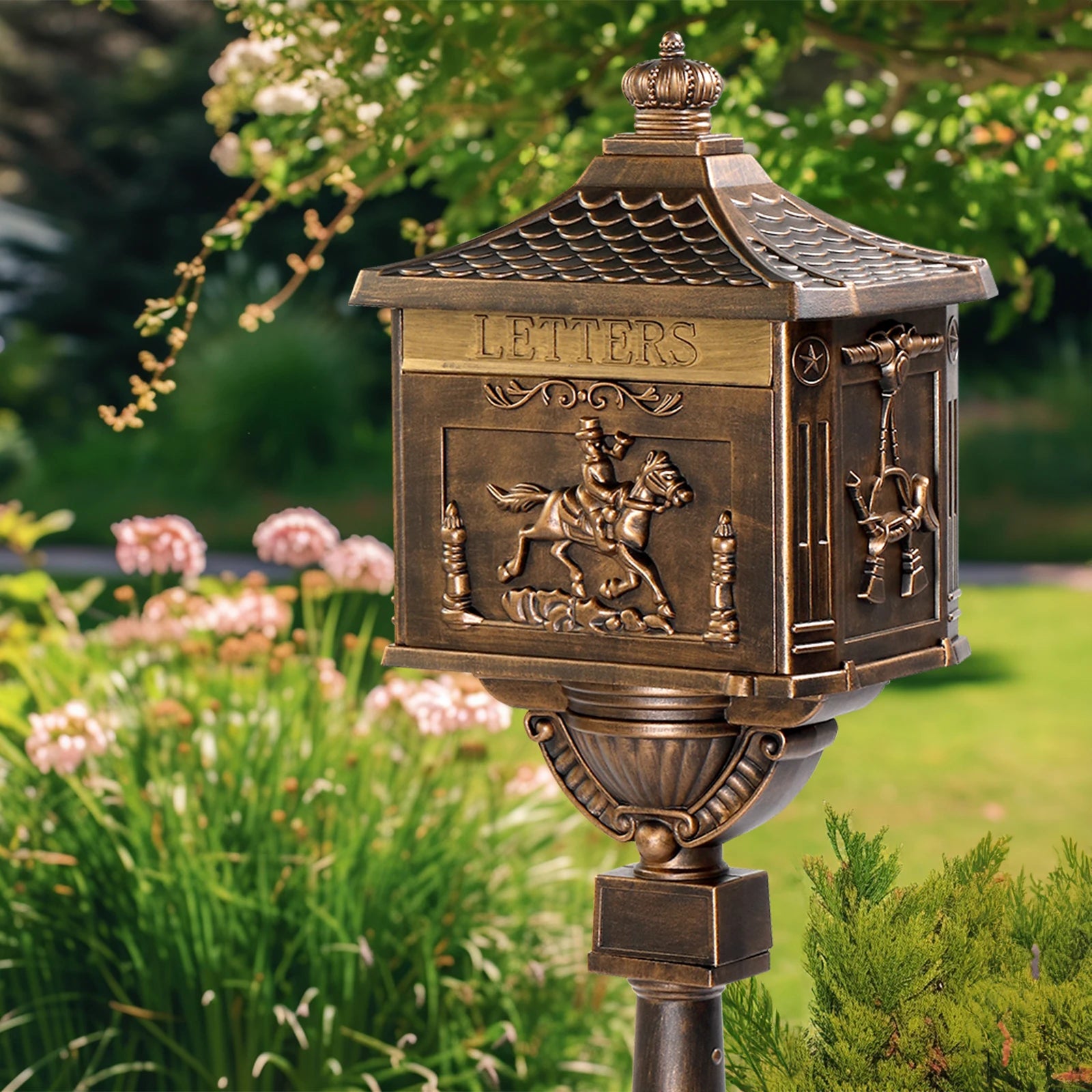 Vintage Mailbox and Post