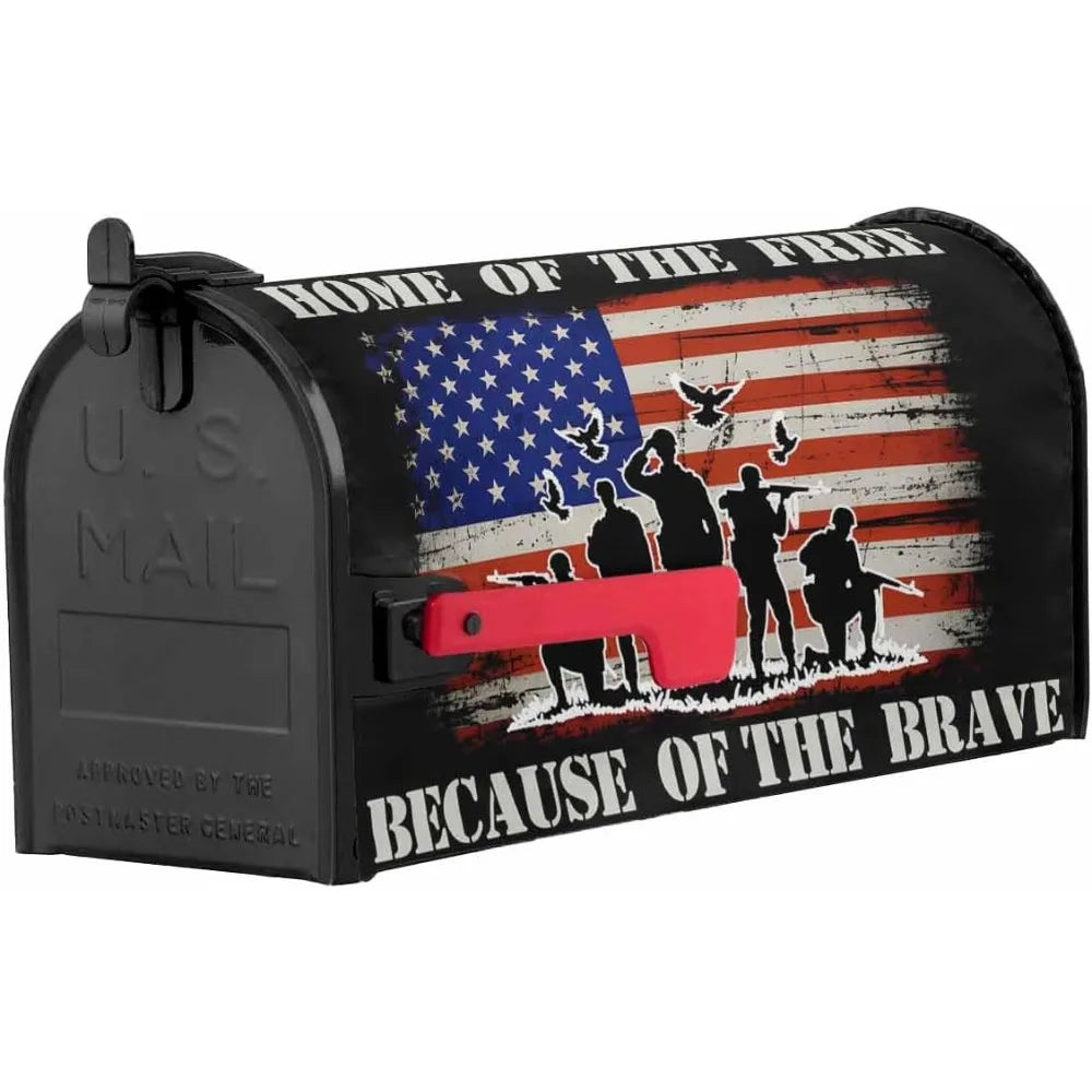 Patriotic Memorial Day Mailbox Cover