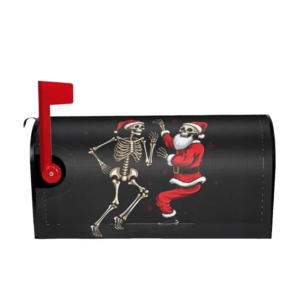 Skeleton Christmas Mailbox Cover