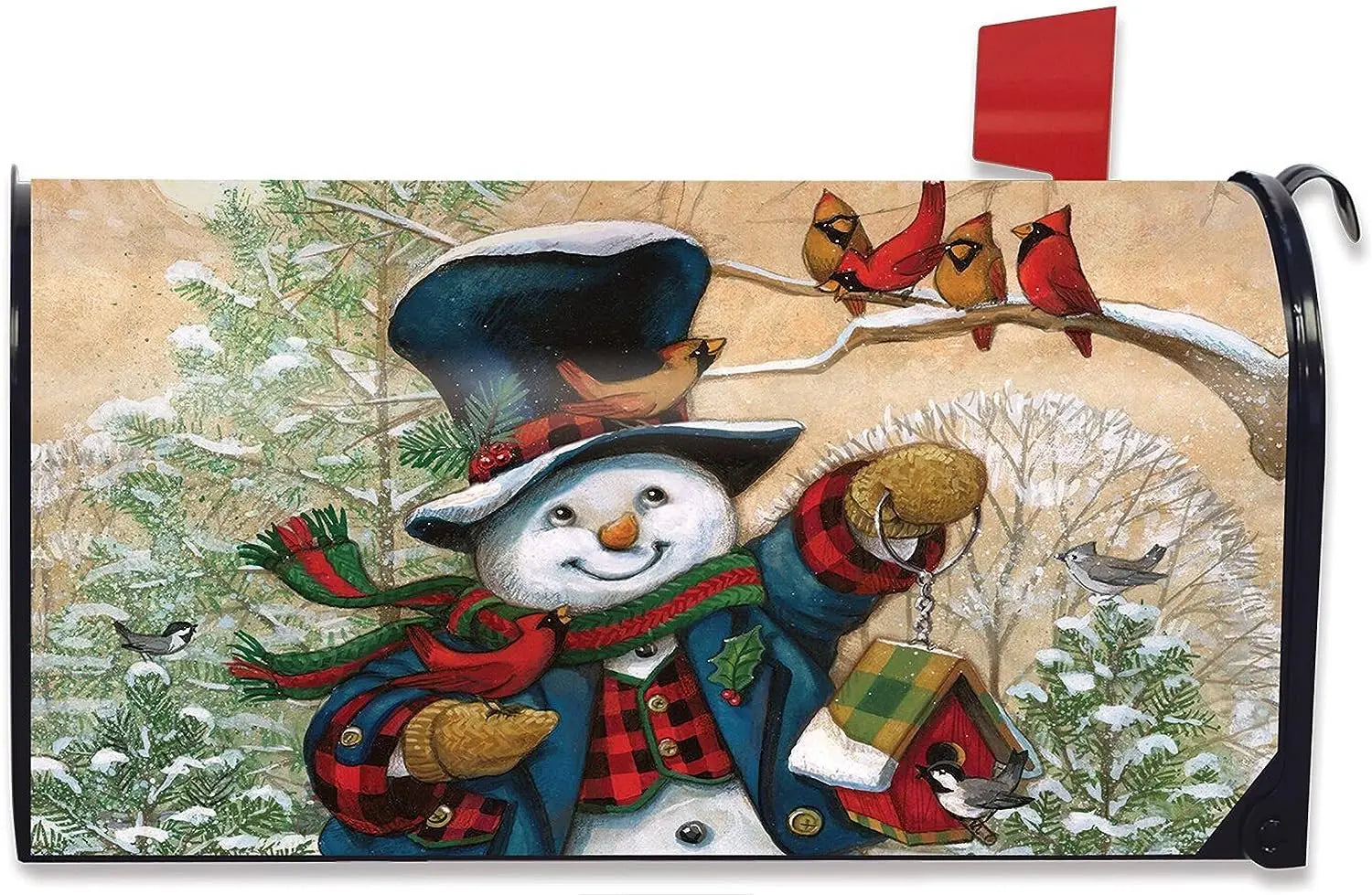 Snowman Magnetic Mailbox Cover