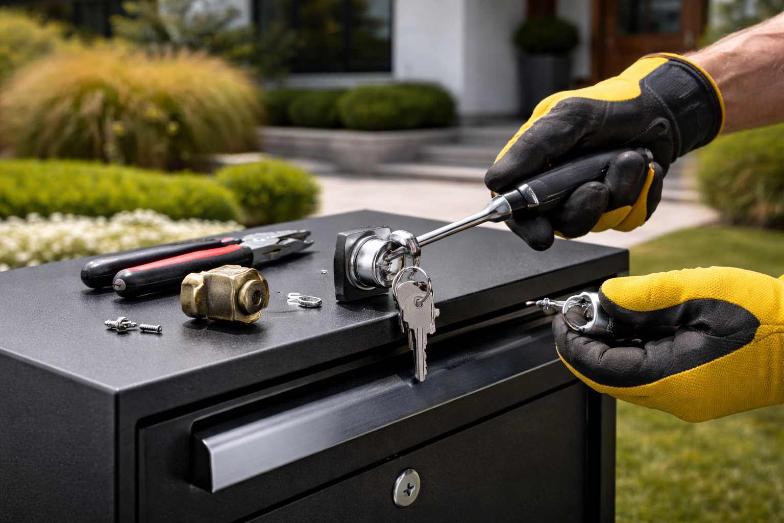 How to Open a Mailbox Lock Without a Key ?