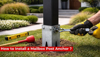 How to Install a Mailbox Post Anchor