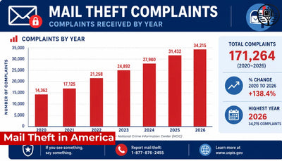 Mail Theft in America — Key Statistics 2026
