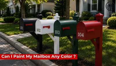 Can I Paint My Mailbox Any Color ?