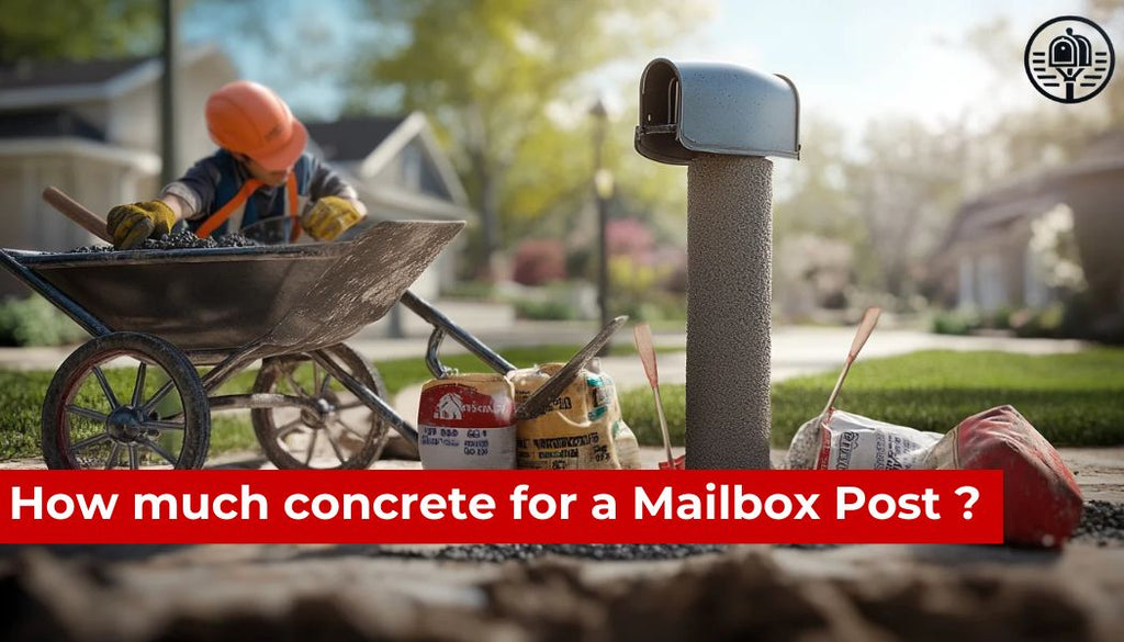 How much concrete for a Mailbox Post ?