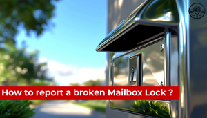 How to report a broken Mailbox Lock ?