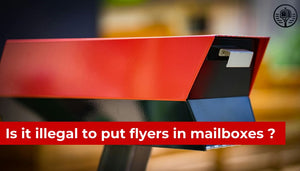 Is it illegal to put flyers in mailboxes ?