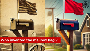 Who invented the mailbox flag ?