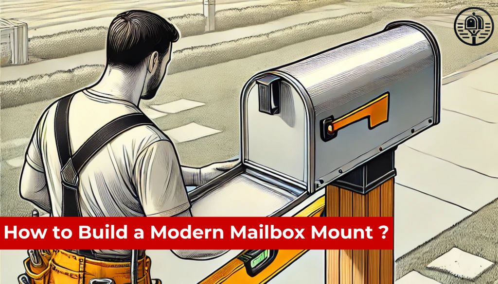 How to Build a Modern Mailbox Mount ?