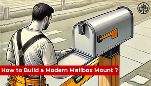 How to Build a Modern Mailbox Mount ?