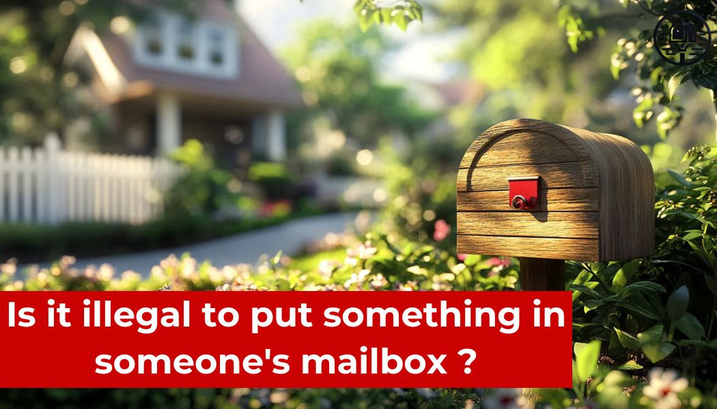 Is it illegal to put something in someone's mailbox ?