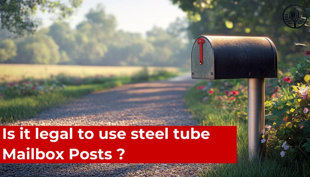 Is it legal to use steel tube Mailbox Posts ?