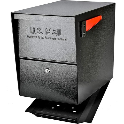 Black Modern Mailbox