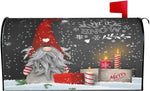 Merry Christmas Gnome Mailbox Cover