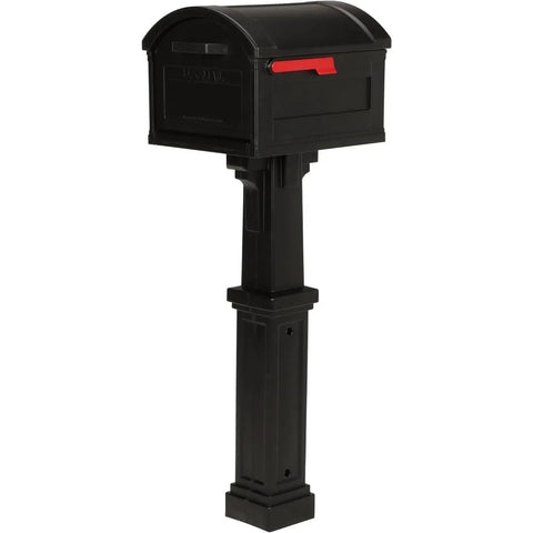 Modern Plastic Mailbox and Post Kit