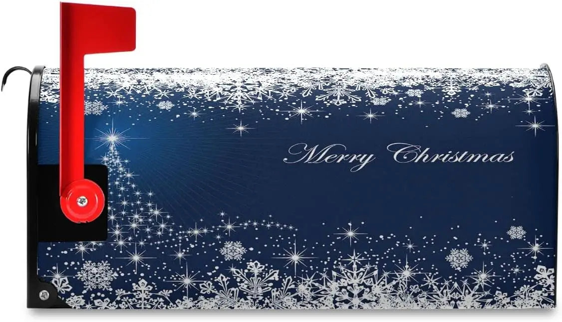 Merry Christmas Magnetic Mailbox Cover