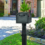 Modern Plastic Mailbox and Post Kit