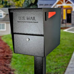 Black Modern Mailbox