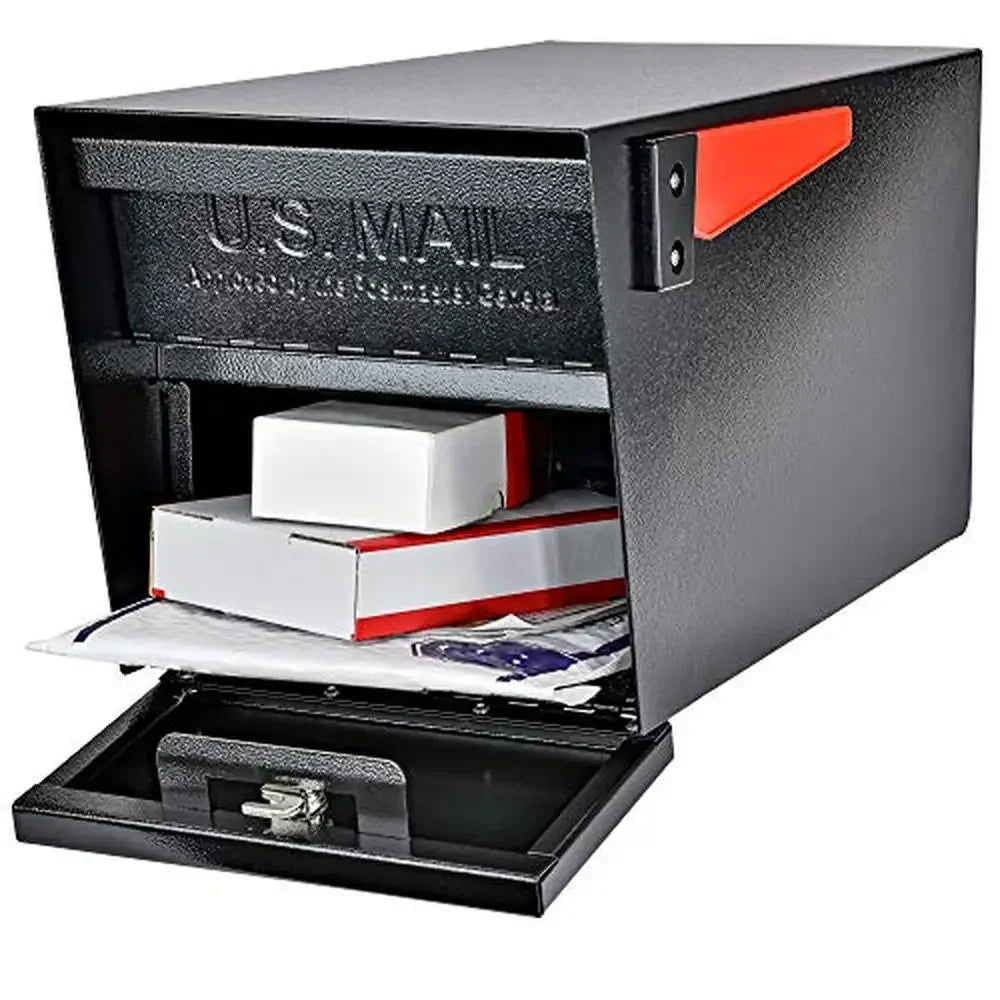 Modern Black Mailbox