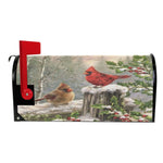 Winter Birds Mailbox Cover