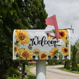 Sunflower Butterfly Mailbox Cover