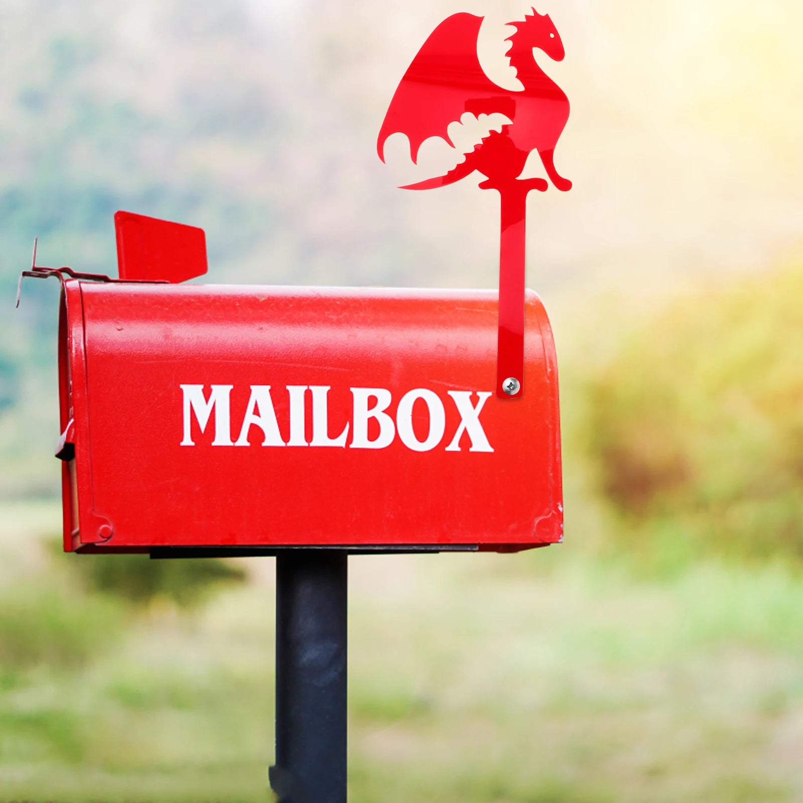 Mailbox Flag Dragon