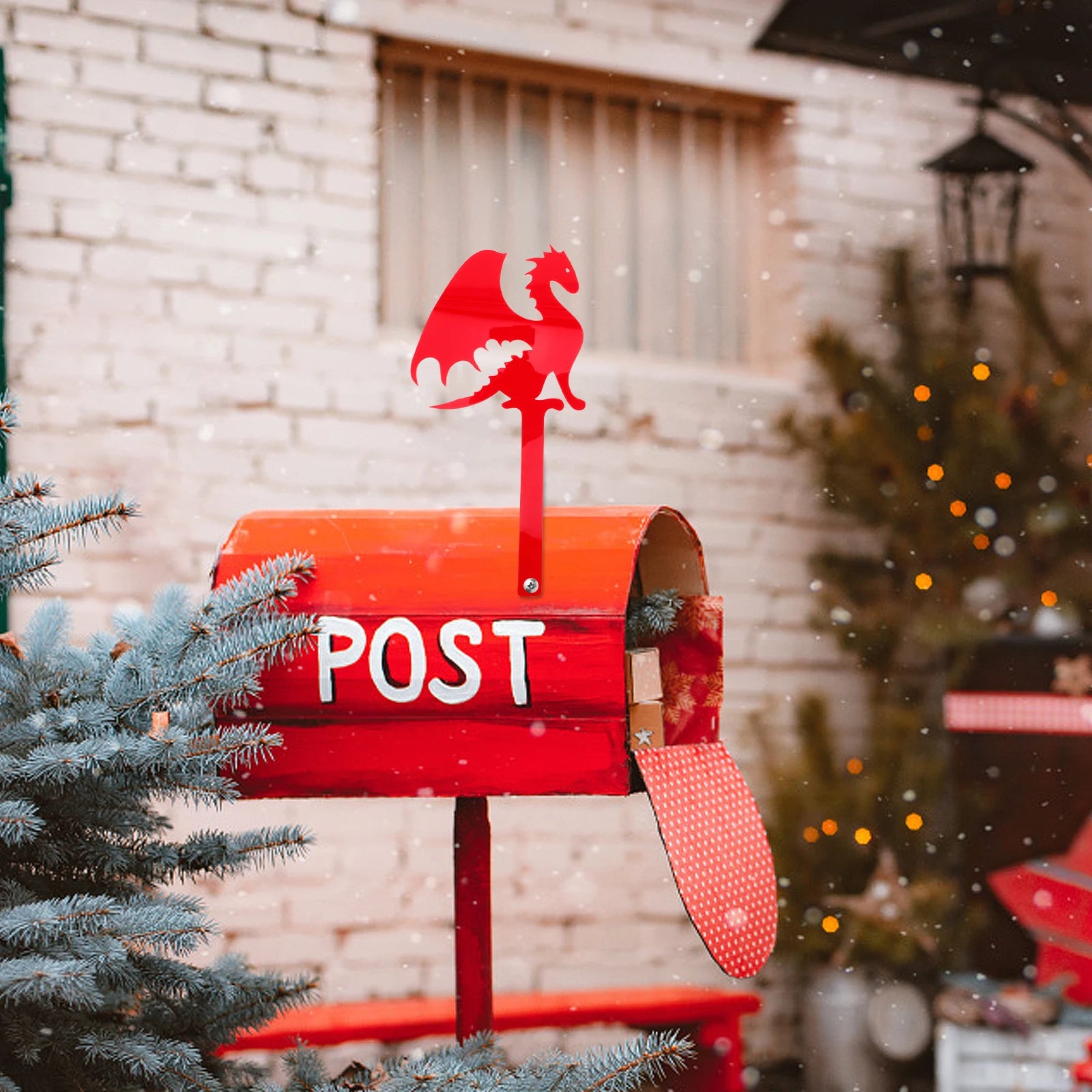 Mailbox Flag Dragon