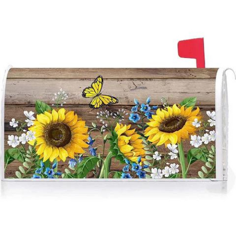 Sunflower Mailbox Covers